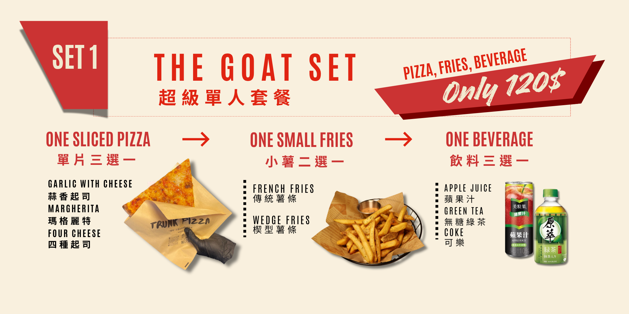 The Goat Set 超級單人套餐